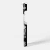 Coque Pour iPhone 14 Black White ghotic Dot Pattern Aesthetic (Côté gauche)