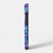 Coque Pour iPhone 14 Bleu et violet (Côté gauche)