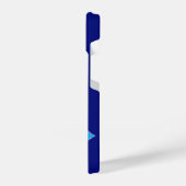 Coque Pour iPhone 14 Bleu ruban Sensibilisation sur l'autisme personnal (Côté gauche)