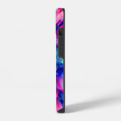 Coque Pour iPhone 14 Blue Iced Abstrait | iPhone 14 Case-Mate (Côté gauche)