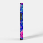 Coque Pour iPhone 14 Blue Iced Abstrait | iPhone 14 Case-Mate (Côté droit)