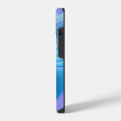 Coque Pour iPhone 14 Blue Wave iPhone / coque ipad (Côté gauche)