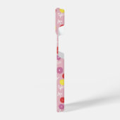 Coque Pour iPhone 14 Boho rose moderne motif floral (Côté gauche)