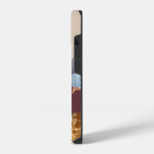 Coque Pour iPhone 14 Boho Sunset Mountains (Côté gauche)