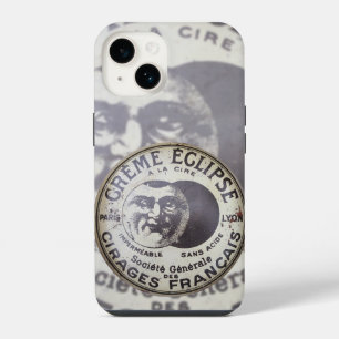 Coque Pour iPhone 14 Boîte de polish en étain Français.