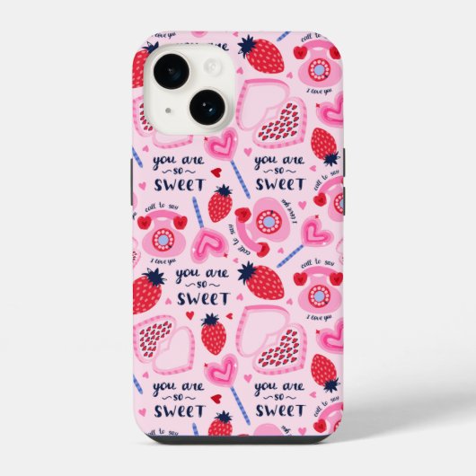 Coque Pour iPhone 14 Boîtes de téléphone de couverture iPhone élégant - (Verso)