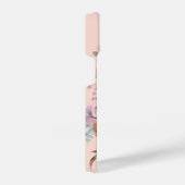 Coque Pour iPhone 14 Boîtier de téléphone à crâne floral, rose (Côté droit)