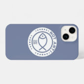 Coque Pour iPhone 14 Boîtier de téléphone bleu non anti-poisson (Verso Horizontal)