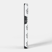 Coque Pour iPhone 14 Boîtier de téléphone floral Fleur Noir&Blanc pour  (Côté droit)