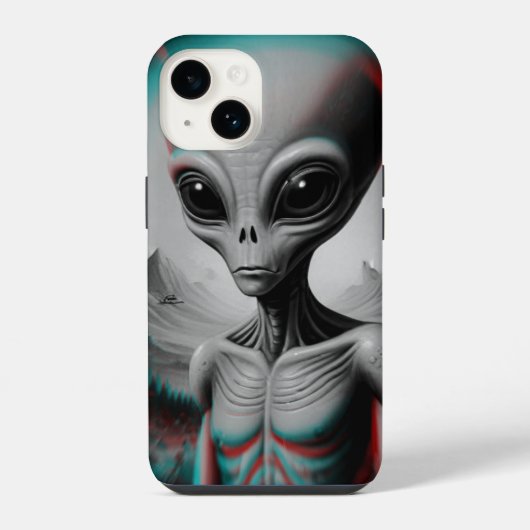 Coque Pour iPhone 14 Boîtier de téléphone iPhone 16 à thème alien (Verso)