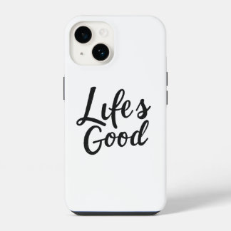 Coque Pour iPhone 14 Boîtier de téléphone Life's Good