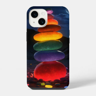 Coque Pour iPhone 14 Boîtier de téléphone magique : conception de pierr