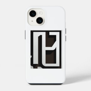 Coque Pour iPhone 14 Boîtier de téléphone moderne géométrique noir et b