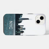 Coque Pour iPhone 14 Boîtier de téléphone NYC noir et blanc (Verso Horizontal)