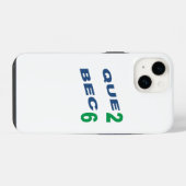 Coque Pour iPhone 14 Boîtier iPhone14 CONCEPTION QUÉBEC 26 (Verso Horizontal)