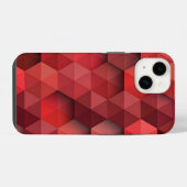 Coque Pour iPhone 14 Boîtier iPhone 14 à motif géométrique triangle rou (Verso Horizontal)