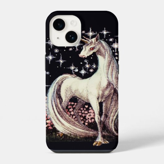 Coque Pour iPhone 14 Boîtier iPhone 14 Licorne (Verso)