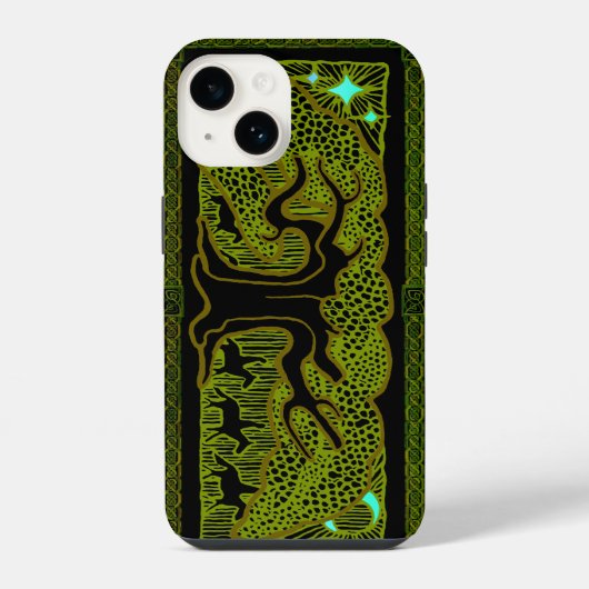 Coque Pour iPhone 14 Boîtier iPhone 6 Celtic Magic (Verso)