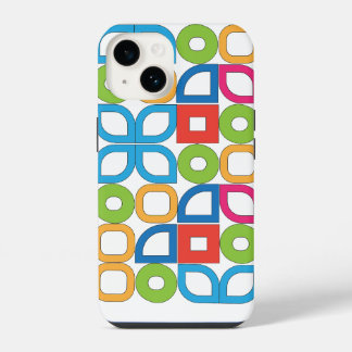 Coque Pour iPhone 14 Boîtier iPhone blanc moderne du milieu du siècle c