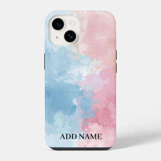 Coque Pour iPhone 14 Boîtier téléphonique Abstrait Pastel - Watercol pe (Verso)