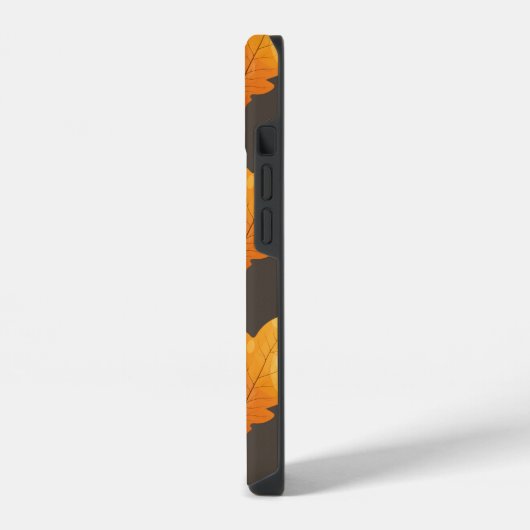 Coque Pour iPhone 14 Boîtier téléphonique avec feuilles d'automne (Côté gauche)