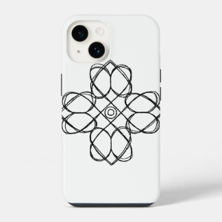 Coque Pour iPhone 14 Boîtier téléphonique, conception croisée