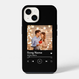 Coque Pour iPhone 14 Boîtier téléphonique de couverture de musique pers