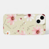 Coque Pour iPhone 14 Boîtier téléphonique rose souple (Verso Horizontal)