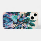 Coque Pour iPhone 14 Boîtier téléphonique Tropical Palm Tree Art (Verso Horizontal)