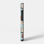 Coque Pour iPhone 14 Bonbons au chocolat Monogramme (Côté gauche)