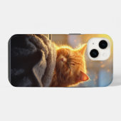 Coque Pour iPhone 14 Bonjour chat (Verso Horizontal)