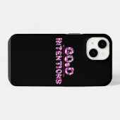 Coque Pour iPhone 14 Bonne Intentions (Verso Horizontal)