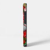 Coque Pour iPhone 14 Boules de Noël 3D (Côté gauche)