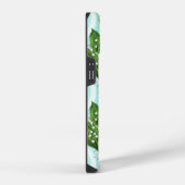 Coque Pour iPhone 14 Bouquet de lis de la vallée fleurs sur le bleu (Côté droit)