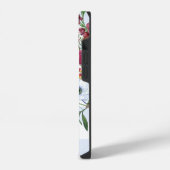 Coque Pour iPhone 14 Bouquet Floral Fleur sauvage Light Blue Stripes iP (Côté gauche)