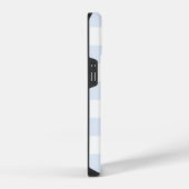 Coque Pour iPhone 14 Bouquet Floral Fleur sauvage Light Blue Stripes iP (Côté droit)