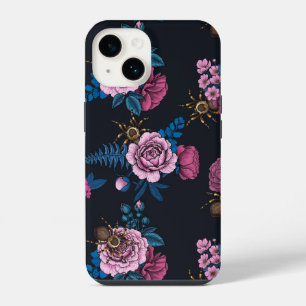 Coque Pour iPhone 14 Bouquets et tarentule 2