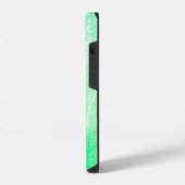 Coque Pour iPhone 14 Branches de Menthe Verte Brumeuse Givrée (Côté gauche)