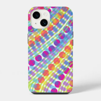 Coque Pour iPhone 14 Bright Circles Coque pour l'iPhone 14