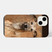 Coque Pour iPhone 14 Brindle Whippet Chien (Verso Horizontal)
