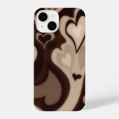 Coque Pour iPhone 14 Brown love Phone case (Verso)