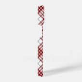 Coque Pour iPhone 14 Buchanan tartan rouge blanc plaid (Côté droit)