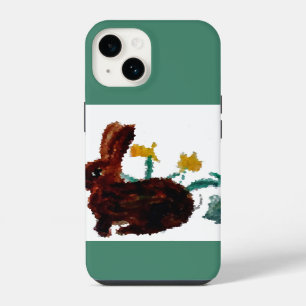 Coque Pour iPhone 14 Bunny Rabbit Daffodiques printemps