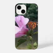 Coque Pour iPhone 14 Butterfly on Rose of Sharon iPhone Case (Verso)