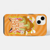 Coque Pour iPhone 14 Ça s'améliore | Rétro de bonnes vibrations et ambi (Verso Horizontal)