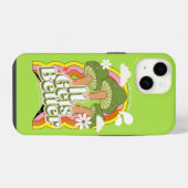 Coque Pour iPhone 14 Ça s'améliore | Rétro de bonnes vibrations et ambi (Verso Horizontal)