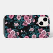 Coque Pour iPhone 14 Caché dans les roses 2 (Verso Horizontal)