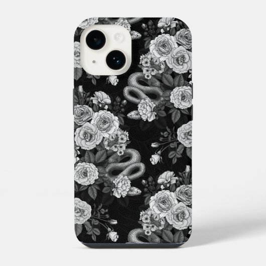 Coque Pour iPhone 14 Caché en rose 3 (Verso)