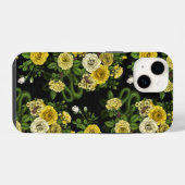 Coque Pour iPhone 14 Caché en rose, jaune et vert (Verso Horizontal)