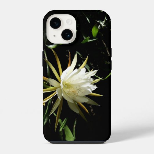 Coque Pour iPhone 14 Cactus Bloom (Verso)